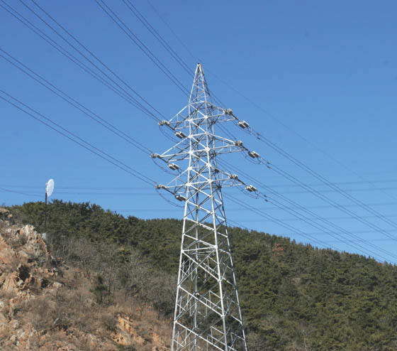 電力鐵塔-110kv雙回路耐張角鋼塔